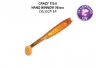 Приманка силиконовая Crazy Fish Nano Minnow 2.8