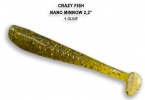 Приманка силиконовая Crazy Fish Nano Minnow 2.2' 5,5см (22-55-1-6)