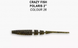 Приманка силиконовая Crazy Fish Polaris 2" 5,4см  (17-55-26-6, Кальмар)