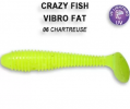 Приманка силиконовая Crazy Fish Vibro Worm 3.4" 8,5см (12-85-1-6)