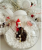 Гирлянда занавес светодиодная Дед Мороз в шарике 10шаров 3м