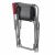 Кресло директорское Nisus Maxi 200кг серый/красный/черный