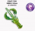 Приманка силиконовая Crazy Fish Nimble 2.5'' 6,5см  (44-65-22-6)