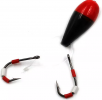 Приманка Яман Балда Булава-1 с плавающими крючками 12г (Черный/Красный)