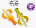 Приманка силиконовая Crazy Fish Nimble 2.5'' 6,5см  (44-65-18d-6)