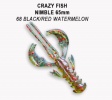 Приманка силиконовая Crazy Fish Nimble 2.5'' 6,5см  (44-65-68-6)