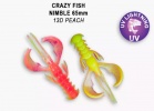 Приманка силиконовая Crazy Fish Nimble 2.5'' 6,5см  (44-65-13d-6)